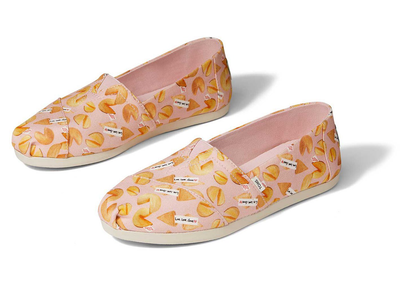 Toms Espadryle Damskie Pomarańczowe - Alpargata Fortune Cookies - 72EGWBXZJ